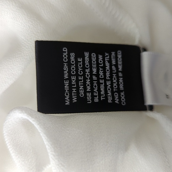 Torrid White Chiffon Embellished Double Layer Tank - Picture 13 of 13